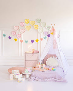 My Mind’s Eye - CVH1141 - Conversation Hearts Dessert Plate Set