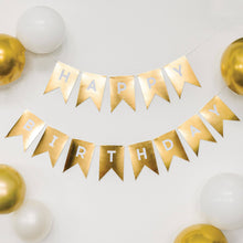 Load image into Gallery viewer, My Mind’s Eye - PLHBD02 - Gold Foil "HAPPY BIRTHDAY" Word Banner