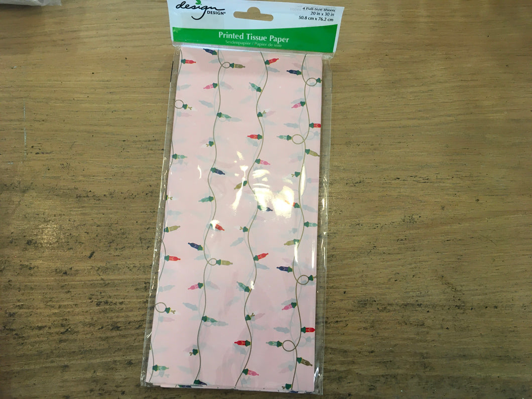Design tissue Christmas lights