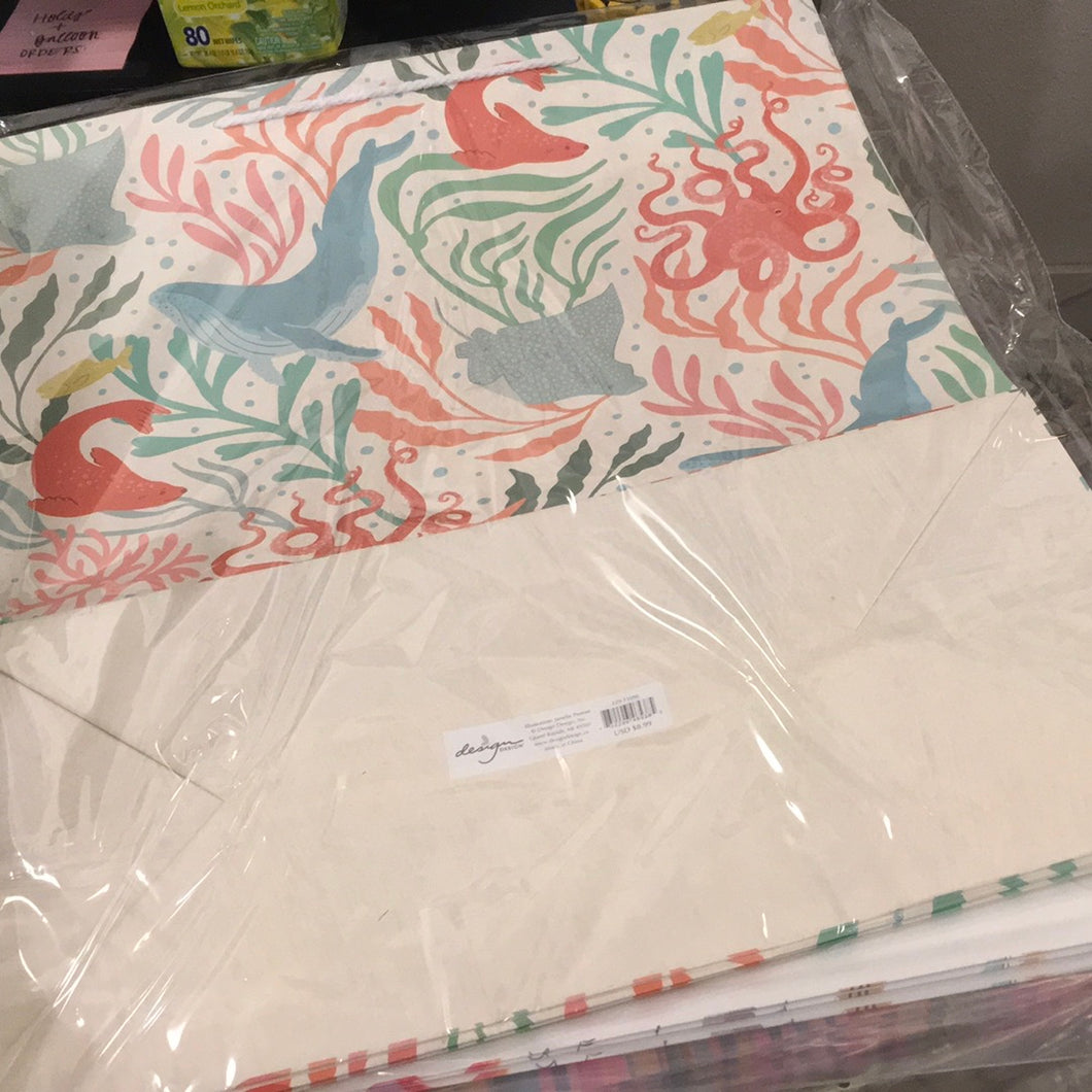 Design sea jumbo gift bag