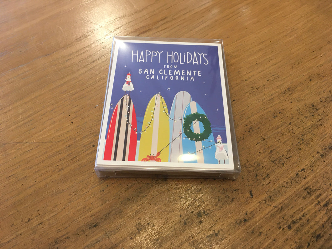 Card by apartment 2 San Clemente boxed holiday card