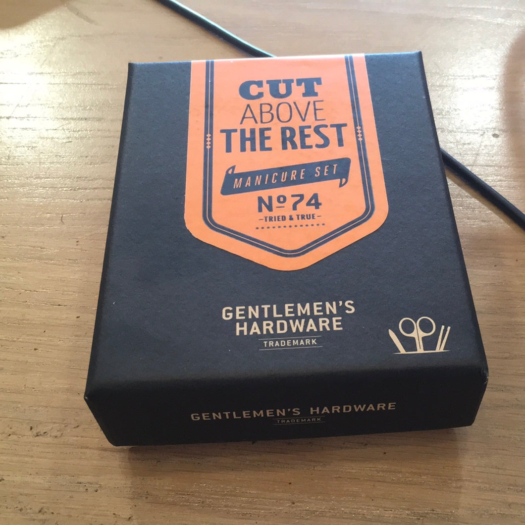 Gentlemen’s hardware manicure set