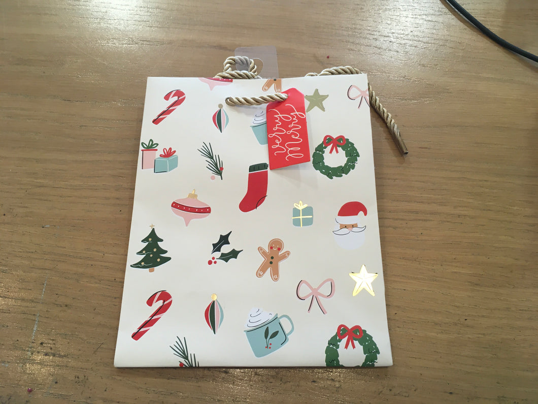Very merry Design gift bag small