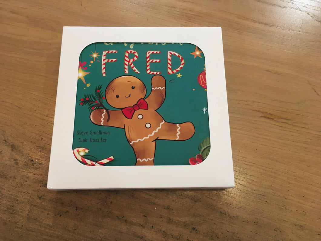 Jellycat gingerbread Fred book