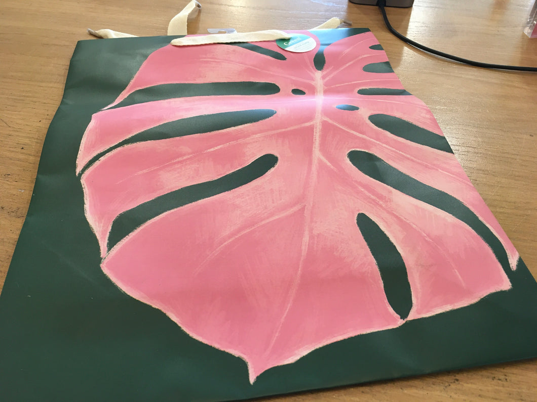 Design palm large gift bag