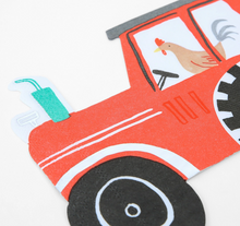 Load image into Gallery viewer, Meri Meri Farm Tractor Napkin