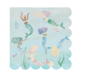 Meri Meri Mermaids Swimming Napkins