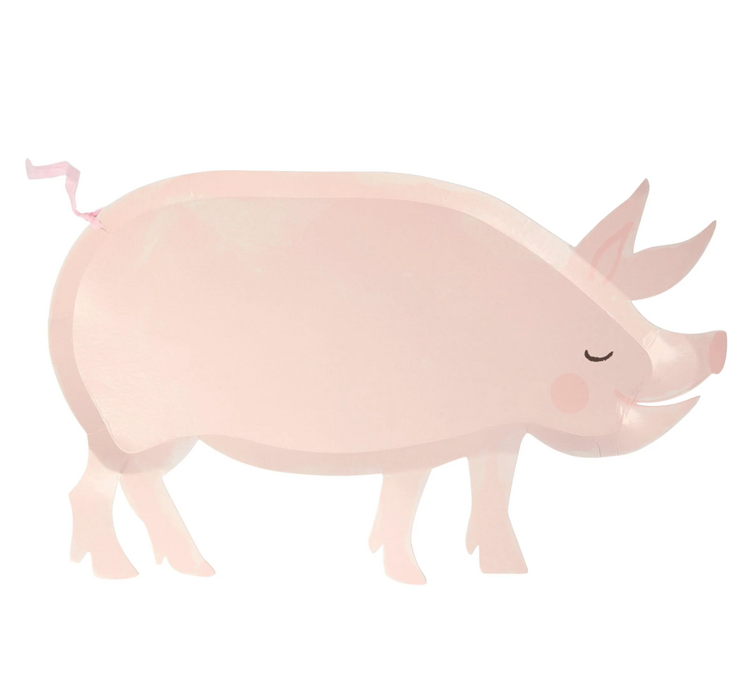 Meri Meri Pig Plate
