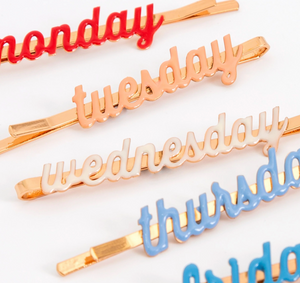Meri Meri Day of the Week Hair Slides