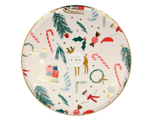 Load image into Gallery viewer, Meri Meri Festive Motif Side Plate