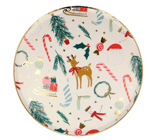 Load image into Gallery viewer, Meri Meri Festive Motif Side Plate