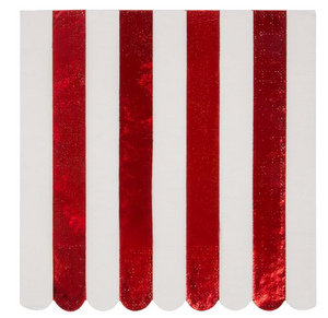 Meri Meri Red Stripe Cocktail Napkins