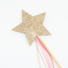 Load image into Gallery viewer, Meri Meri Gold Sparkly Wands