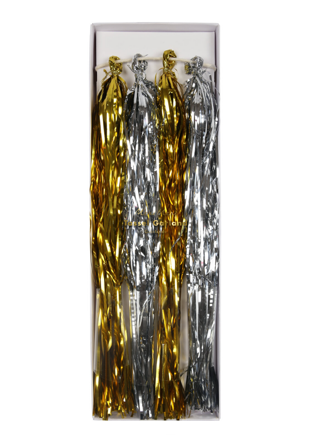 Meri Meri Gold and Silver Tassel Garland