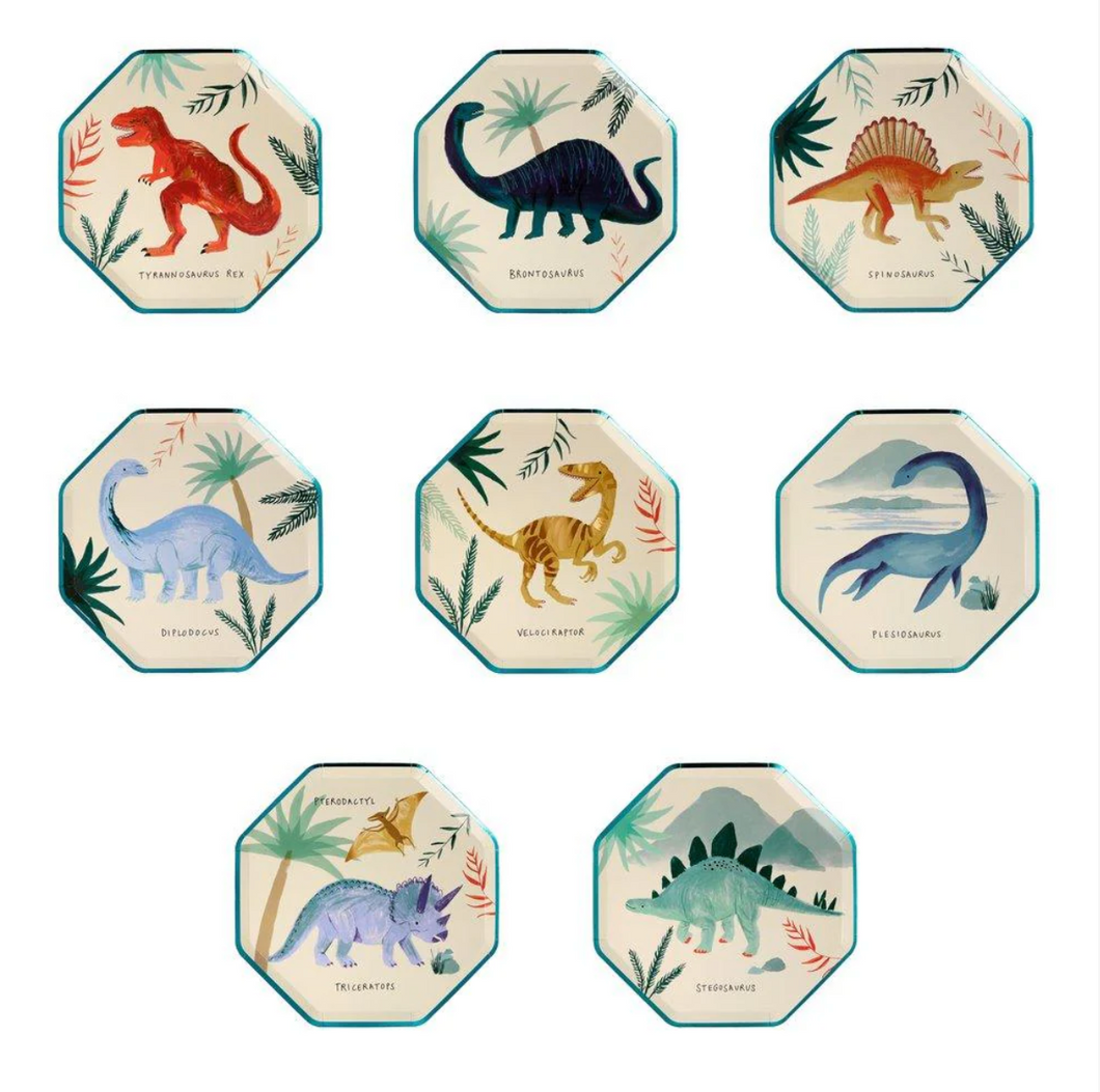 Meri Meri Dinosaur Kingdom Side Plates