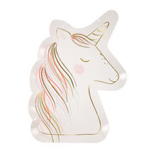 Load image into Gallery viewer, Meri Meri Magical Unicorn Plate