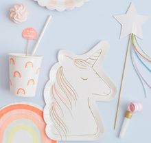 Load image into Gallery viewer, Meri Meri Magical Unicorn Plate