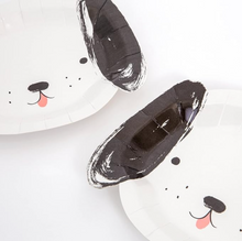 Load image into Gallery viewer, Meri Meri Dog Plate Black &amp; White