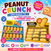 Load image into Gallery viewer, Peanut Crunch ASMR Squishy Toy