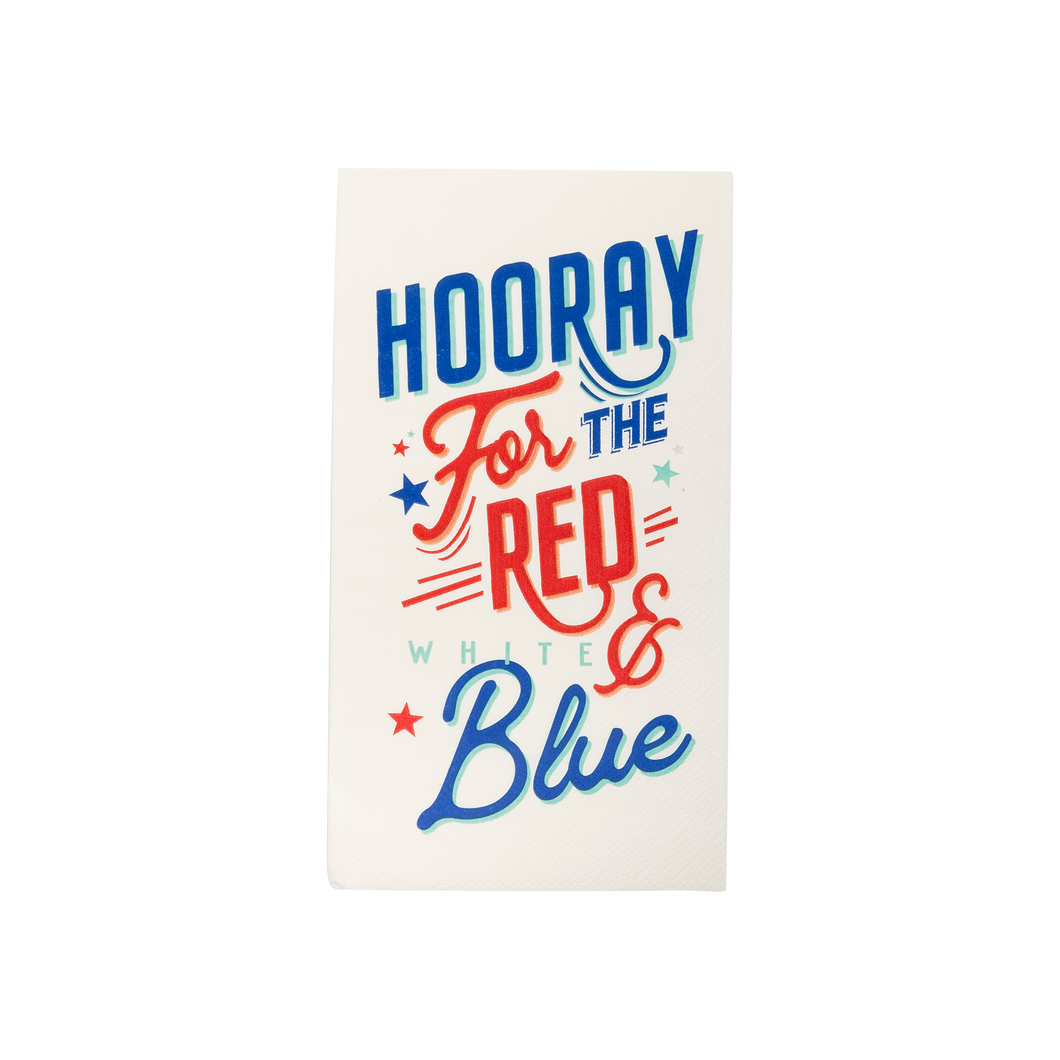 My Mind’s Eye - LAD1038 - Hooray For The Red White Blue Paper Dinner Napkin