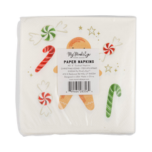 Load image into Gallery viewer, My Mind’s Eye - PLNP660 - Christmas Icons Scallop Cocktail Napkin Set