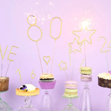 Load image into Gallery viewer, TOPS Malibu - Big 8" Gold Number Sparkler - Singles - SEE OPTIONS