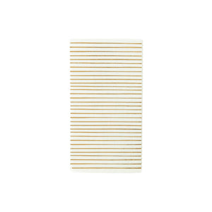 My Mind’s Eye - PGB945 - Gold Stripe Dinner Napkin