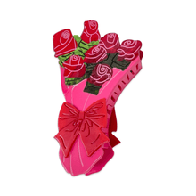 Load image into Gallery viewer, Jenny Lemons - Large Gummy Rose Bouquet Hair Claw Clip