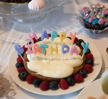Load image into Gallery viewer, Party Partners - Happy Birthday Pastel Dotted Letter Candle Set