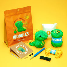 Load image into Gallery viewer, The Woobles - Fred the Dinosaur Beginner Crochet Kit