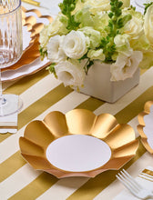 Load image into Gallery viewer, Sophistiplate - Appetizer/Dessert Bowl Gold &amp; White/8 pkg