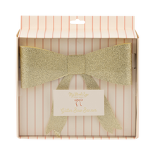 Load image into Gallery viewer, My Mind’s Eye - BOW1102 - Gold Glitter Bow Banner