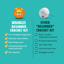 Load image into Gallery viewer, The Woobles - Bo the Chicken Beginner Crochet Kit