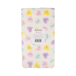 My Mind’s Eye - CVH1138 - Conversation Hearts Dinner Napkin
