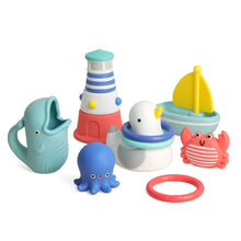 Load image into Gallery viewer, Itzy Ritzy - Seaside Splash Gift Set™ Bath + Water Toy