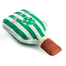 Load image into Gallery viewer, Haute Diggity Dog - Green Stripe Pickleball Paddle by Haute Diggity Dog