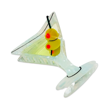 Load image into Gallery viewer, Jenny Lemons - Large Martini Hair Claw Clip