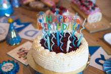Load image into Gallery viewer, Party Partners - Blue &amp; White Gold Glitter 24 Candles Set