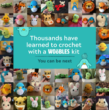 Load image into Gallery viewer, The Woobles - Nico the Cat Beginner Crochet Kit 