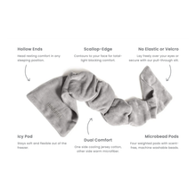 Load image into Gallery viewer, nodpod - Purple Weighted Sleep Mask - Eye Mask
