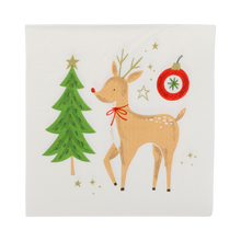Load image into Gallery viewer, My Mind’s Eye - PLNP660 - Christmas Icons Scallop Cocktail Napkin Set