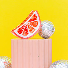 Load image into Gallery viewer, Jenny Lemons - Midi Grapefruit Slice Hair Claw Clip