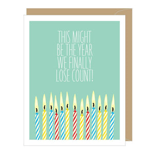 Apartment 2 Cards - Lost Count Greeted Birthday Card