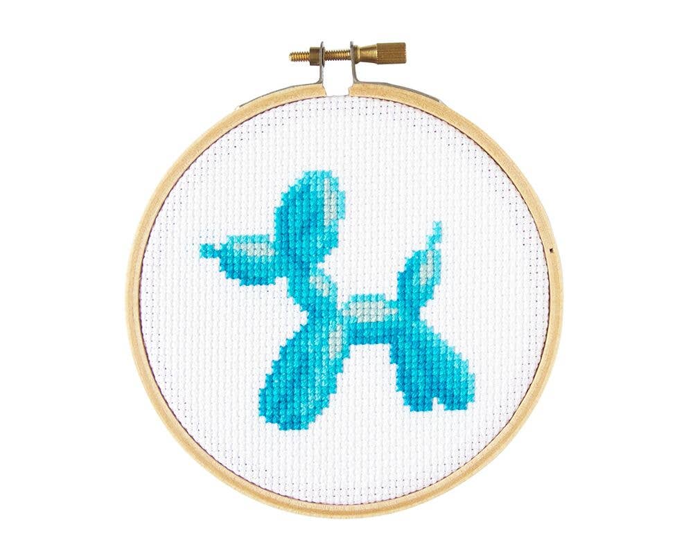 The Stranded Stitch - Balloon Dog Cross Stitch Kit