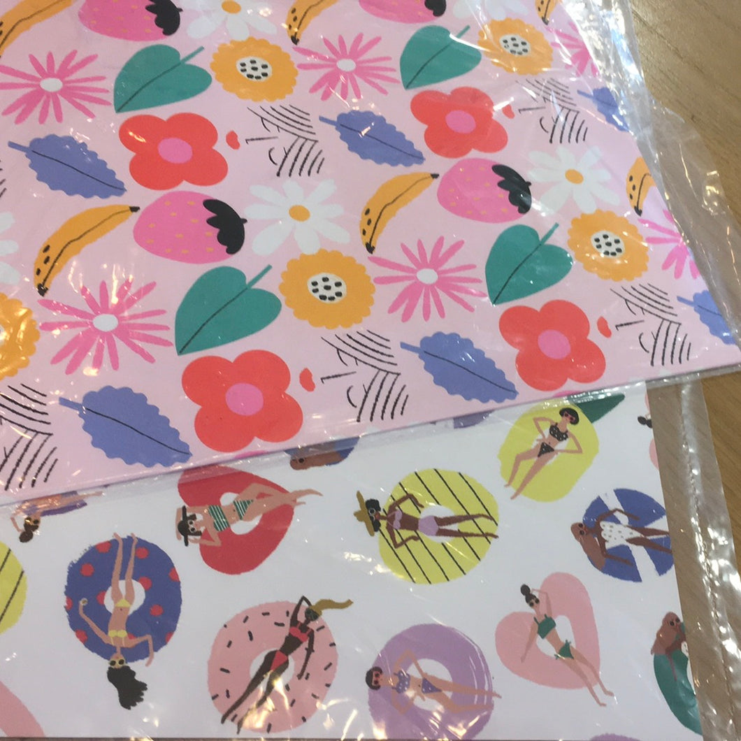 Carolyn Suzuki flat wrapping paper