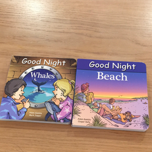 Load image into Gallery viewer, Good Night Books- Whales, beach, ocean, California