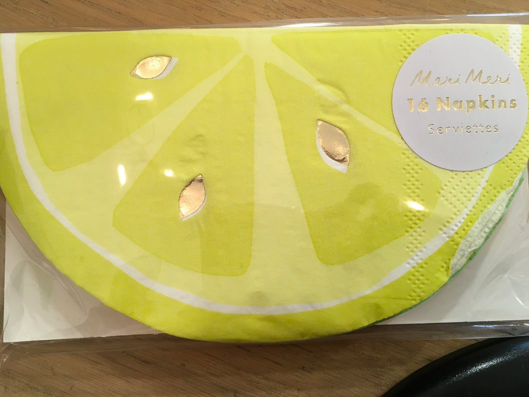 Neon Citrus Napkins