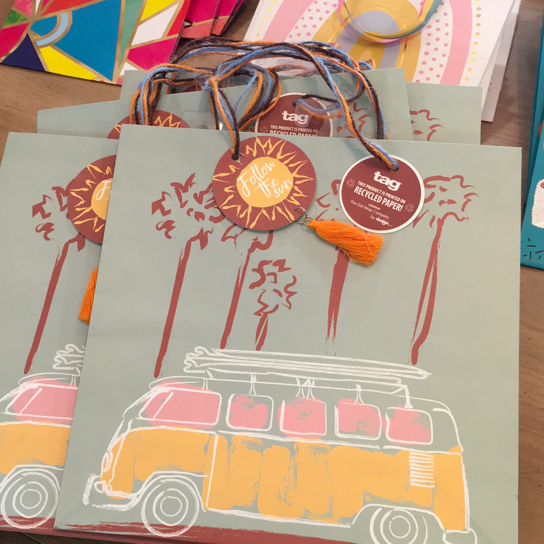 Gift Bag VW Bus - Follow The Sun