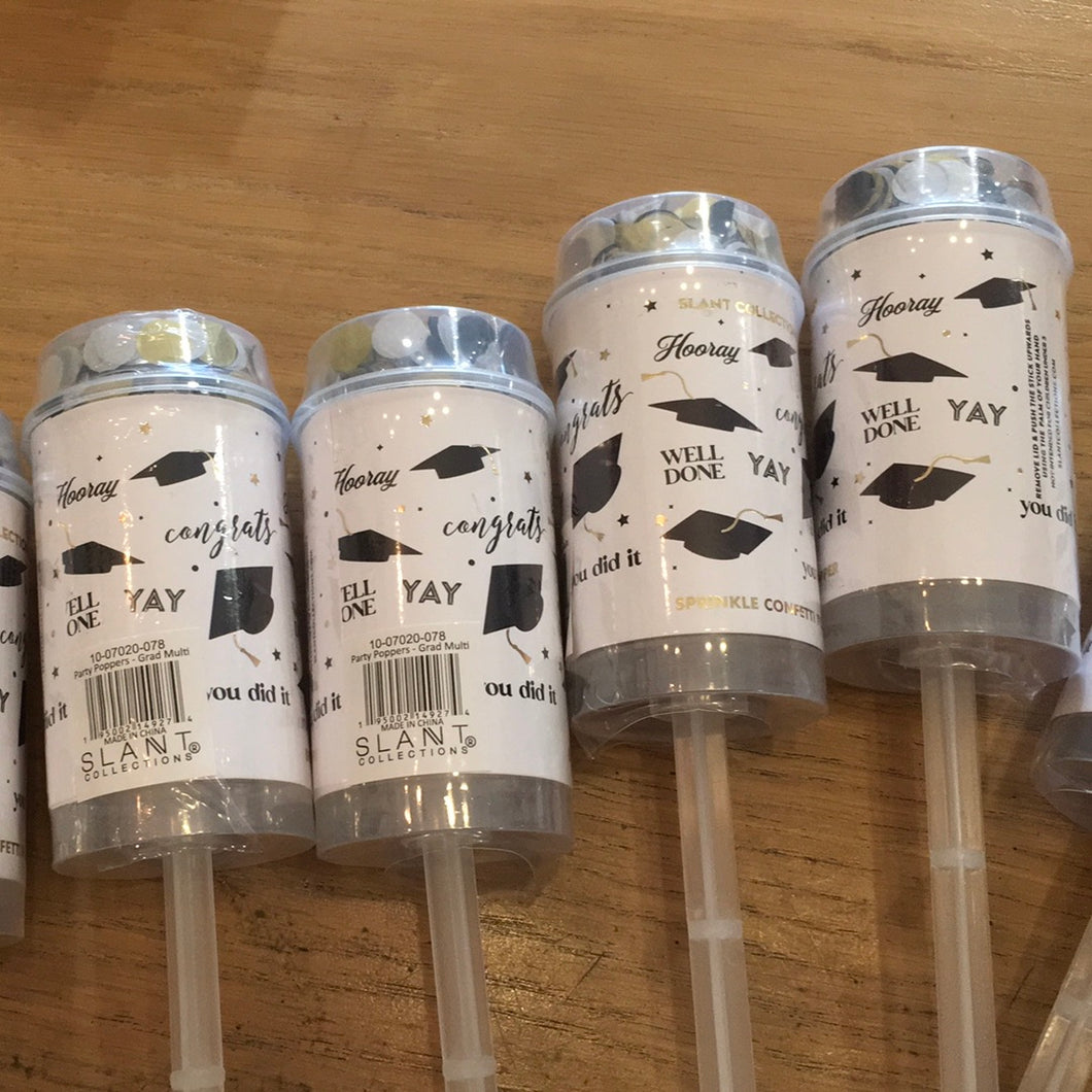 Grad Party Poppers