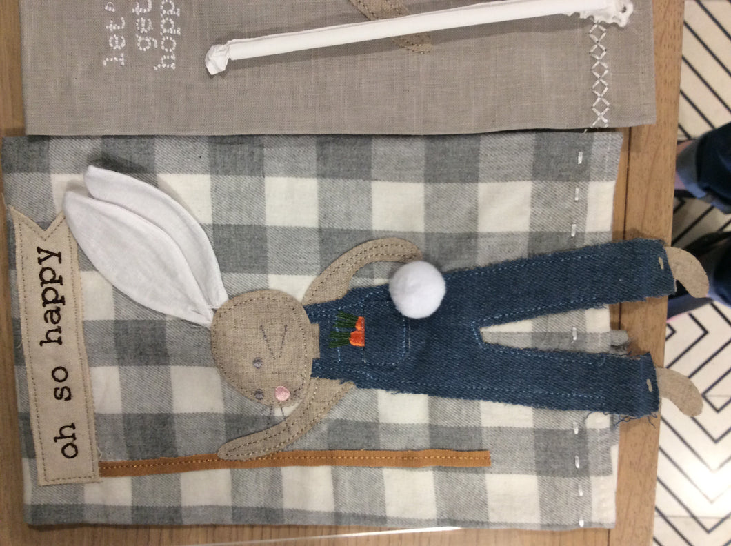Tea Towel Boy Bunny